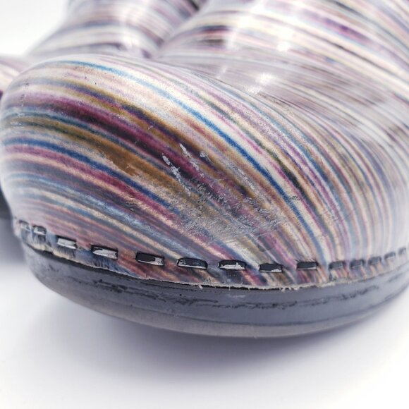 Dansko Women's Pro XP Muli Stripe Patent Leather‎ Clogs Women's EU 37 US 7-7.5 - Picture 8 of 9